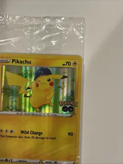 Pikachu 028/078 Pokemon GO Holo SEALED PROMO Card - Image 3