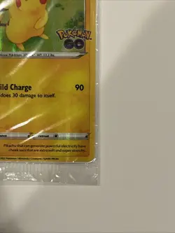 Pikachu 028/078 Pokemon GO Holo SEALED PROMO Card - Image 5
