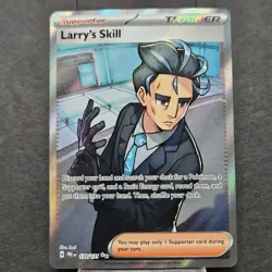Pokemon Trainer Larrys Skill Card 139/131 PRE Prismatic Evolutions NM - Image 1