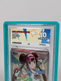Pokemon Trading Card Game TCG Rosa 236/236 Cosmic Eclipse Graded ACE 10 - Image 3