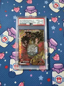 SS4 Son Goku a Heartfelt Plea BT8-110 SPR FOIL Dragon Ball Super Card PSA 10 - Image 1