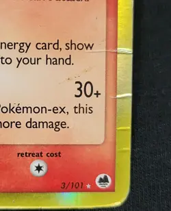 HERACROSS 3/101 EX Dragon Frontiers Stamp Holo Ultra Rare Pokemon Card LP *READ* - Image 2