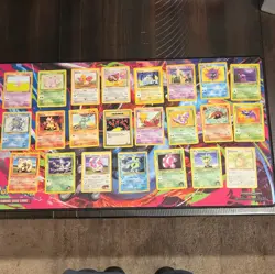 Pokemon TCG Lot of 23 vintage base set WOTC Gyarados 1999 cards HP-DMG - Image 1