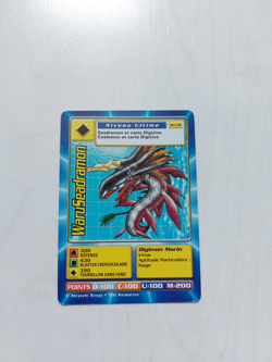 WaruSeadramon Carte Digimon Francais Bandai 2000 Bo-132 Serie 3 French Card - Image 1