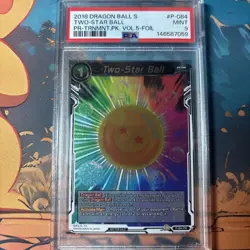 Two-Star Ball P-084 Promo Foil 2018 Dragon Ball Super Card Game PSA 9 - Image 1