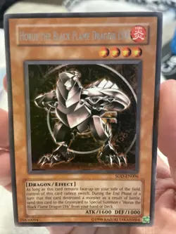 Yu-Gi-Oh! Yugioh Card Horus The Black Flame Dragon LV4 SOD-EN006 - Image 1