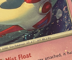 Latias 139 Cosmos Foil TRIPLE SWIRL Black Star Promo Pokemon Card TCG LP/NM - Image 4