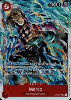 Pillars of Strength #OP03-013 Marco One Piece Card - Image 1
