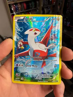 Pokemon Latias TCG Full Art Holo Black Star Promo Card XY78 - Image 1