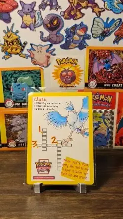 Pokemon Legendary Birds Clue Card Promo WOTC Pokemon TCG League 2002 - Image 1