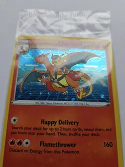 Pokemon SWSH075 Charizard Promo Holo Card Special Delivery Charizard - Image 2