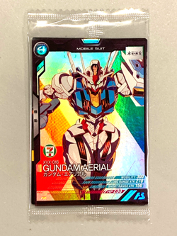 Gundam Aerial Seven Eleven PR Mobile Suit Gundam Arsenal Base Sealed Card - Image 1