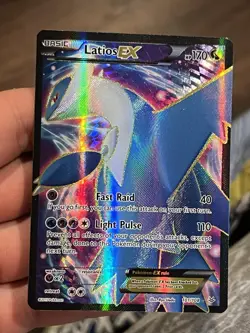 Latios EX 101/108 Full Art Ultra Rare Pokemon Card Roaring Skies LP - Image 1