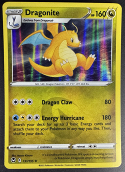 Dragonite 131/195 Holo Rare - Swsh12: Silver Tempest - Pokemon TCG - NM - Image 1