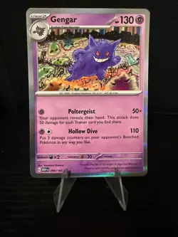 Gengar 094/165 Scarlet & Violet 151 Pokemon Holo Foil Rare Near Mint - Image 1