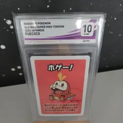 FUECOCO OLD MAID 2023 Japanese Pokemon Center Exclusive Card Game Graded 10 - Image 1