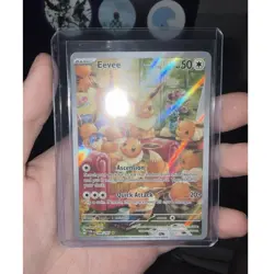 Pokemon Eevee Illustration Rare 188/167 Sv06 Twilight Masquerade Holo Card - Image 1