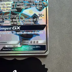 Pokemon Hidden Fates Ultra Premium Rayquaza GX 177A/168 Full Art Holo flawless - Image 5