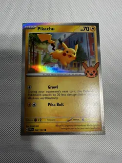Pokemon Error Card Square Cut Pikachu (MINT) - Image 1