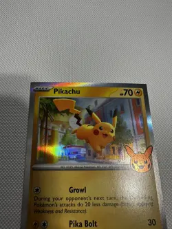 Pokemon Error Card Square Cut Pikachu (MINT) - Image 3