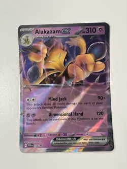 Pokemon TCG Alakazam EX Promo 151 Ultra Rare SVP050 Scarlet & Violet - Image 1