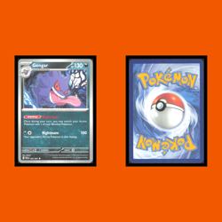 Gengar Evolution Haunter Gastly Lot 3 Pokemon Cards Paldean Fates S&V TCG Violet - Image 3