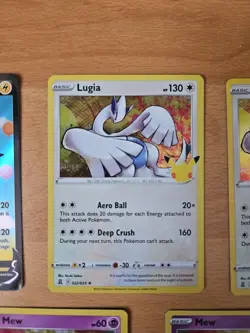 Pokemon Celebrations 25th Anniversary 5 Cards Set Holo Rare + Free Gift - Image 3