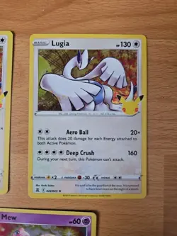 Pokemon Celebrations 25th Anniversary 5 Cards Set Holo Rare + Free Gift - Image 4