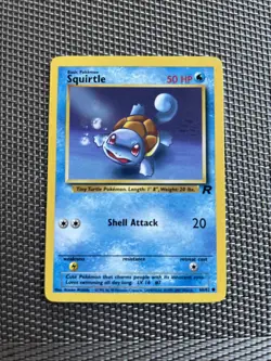 Team Rocket’s Squirtle Pokemon Card 68/82 - Image 1