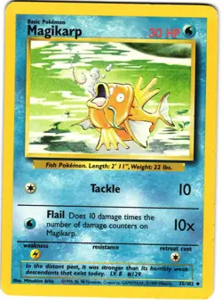 Magikarp 35/102 Pokemon Gen 1: Base Set - Image 3