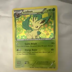 Pokemon TCG Leafeon BW87 Black Star Promo Holo 90 HP 2013 English Card - Image 1