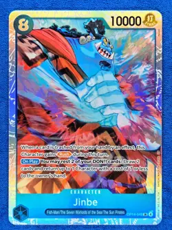 Jinbe OP14-049 SR | NM | The Azure Sea's Seven | One Piece TCG | English - Image 1
