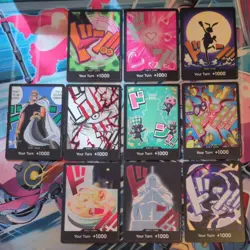 10cd One Piece Alt Art DON!! card bundle inc. 1 Silvers Raleigh foil Don!! Mint - Image 1