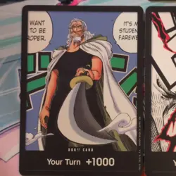 10cd One Piece Alt Art DON!! card bundle inc. 1 Silvers Raleigh foil Don!! Mint - Image 2