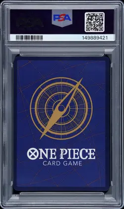 2025 One Piece Op13 Monkey D. Luffy Manga Alternate Art PSA 10 #118 Gem - Image 2