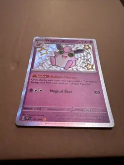 Wigglytuff 147/091 SV Paldean Fates Shiny Rare Holo Pokemon Card NM - Image 2