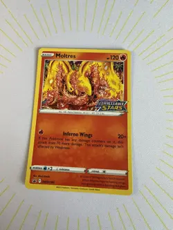 Moltres Stamped Holo Rare Pokemon Card, Black Star Promo, SWSH185 - NM 🔥 - Image 2