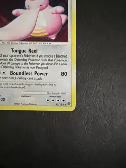 Lickilicky 12/132 Holo Rare Diamond & Pearl Secret Wonders Pokemon Card 2007 MP - Image 3