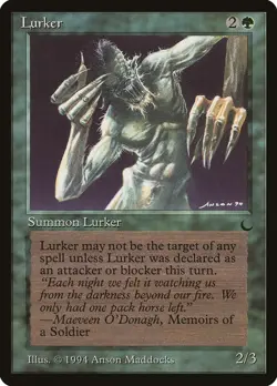 Lurker The Dark NM Green Rare MAGIC THE GATHERING MTG CARD ABUGames - Image 1