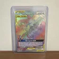 Pokemon TCG Moltres Zapdos Articuno GX Secret Rare Full Art Holo 69/68 Card - Image 1