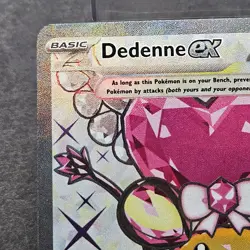 Pokemon Dedenne EX Card 239/193 PAL Paldea Evolved NM - Image 3