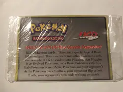 Marill Promo Wizards Black Star #29 Vintage Pokemon Card Sealed - Image 2