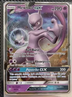 Mewtwo GX 39/73 Shining Legends NM Ultra Rare Pokemon Card - Image 1