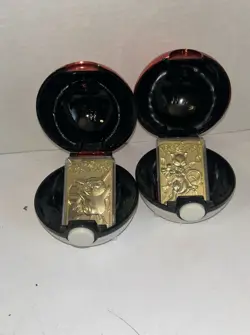 1999 Pokemon Burger King Collectible Pikachu & MewTwo 23k Gold-plated Cards - Image 2
