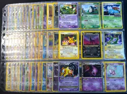 Lot of 135 ALL HOLO Vintage Pokemon Card Binder Collection - Image 1