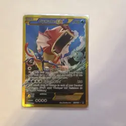 Pokemon Gyarados EX Full Art Secret Rare Holo Card Breakpoint 123/122 English - Image 1