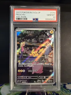 PSA 10 Pikachu AR 173/165 SV2a Pokemon Card 151 - Pokemon Card Japanese 2023 - Image 1