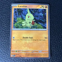 Larvitar - 110/193 - Promo Cosmos Holo - Paldea Evolved PAL - NM/M Pokemon Card - Image 1