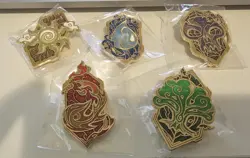 MTG Mana Symbol Pins - MagicCon Vegas 2026 - Full Set (New in Package) - Image 1