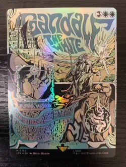 FOIL ALTERNATE Gandalf the White ~ The Lord of the Rings [ EX+ ] [ Magic MTG ] - Image 2